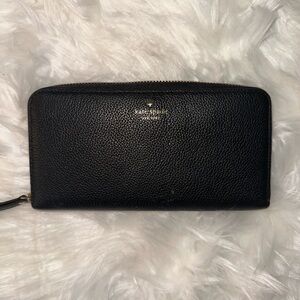 Kate Spade large black wallet